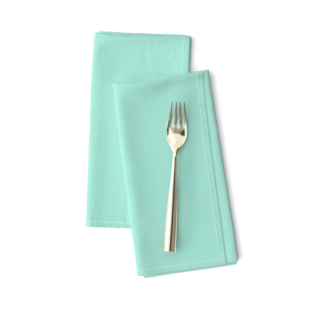 Summer Mint Turquoise - Solid Plain 
