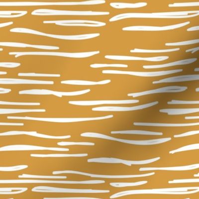 Abstract waves zebra stripes animal print or ocean wave sea life design autumn ochre