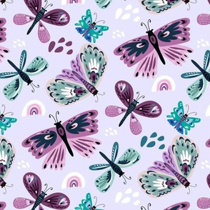 Moths pattern9