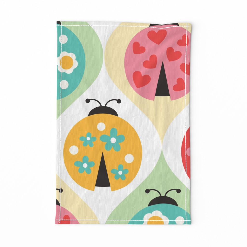 Whimsical Ladybugs Juvenile ~ Wallpaper