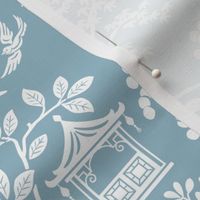 Chinoiserie Pagoda Light Blue