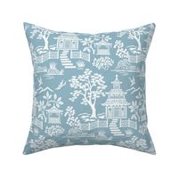 Chinoiserie Pagoda Light Blue