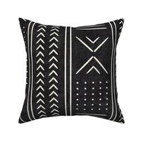 onyx mudcloth - arrow cross dot - mud cloth home decor tribal - LAD19