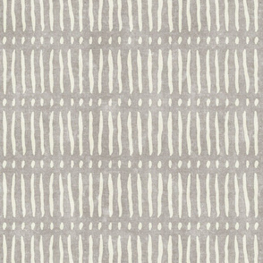 vertical dash mud cloth stripes - stone - mud cloth inspired home decor wallpaper - LAD19