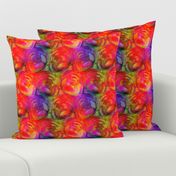 PEONY MULTICOLOR BRIGHT ORANGE PURPLE PSMGE