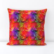 PEONY MULTICOLOR BRIGHT ORANGE PURPLE PSMGE