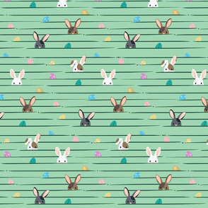 Peek a Boo Easter Bunnies © Jennifer Garrett