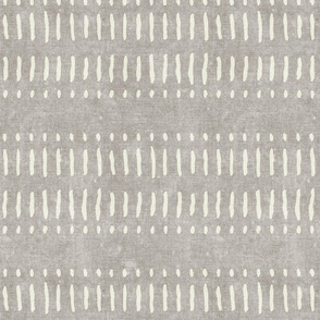 dash dot stripes on stone - mudcloth inspired home decor wallpaper - LAD19