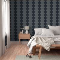 mud cloth - diamond - indigo - mud cloth inspired home decor wallpaper - LAD19