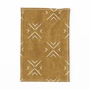 mud cloth tile simple - mustard - mud cloth inspired home decor wallpaper - LAD19