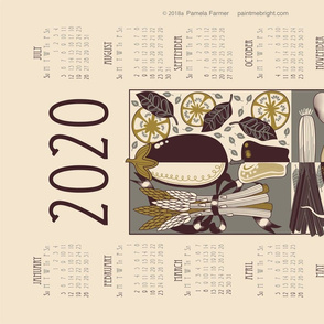 2020 veg LD195 CALENDAR