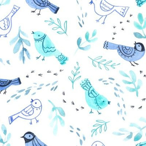 blue birdies