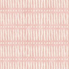 vertical dash mud cloth stripes - pink - mud cloth inspired home decor wallpaper - LAD19