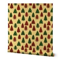 buffalo check christmas tree - plaid tree, plaid christmas, christmas tree, -  red and green