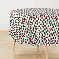 buffalo check christmas tree - plaid tree, plaid christmas, christmas tree, -  red and green