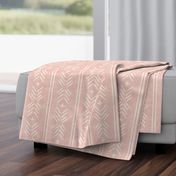 mud cloth arrow stripes - pink - mudcloth tribal - LAD19