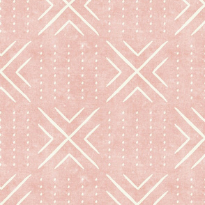 mud cloth tile - pink - mud cloth inspired home decor wallpaper - LAD19