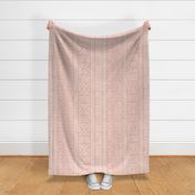 pink mud cloth - dots - mudcloth tribal - LAD19