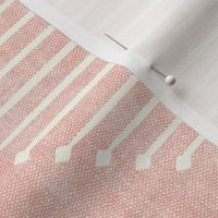 mud cloth - diamond - pink - mud cloth inspired home decor wallpaper - LAD19