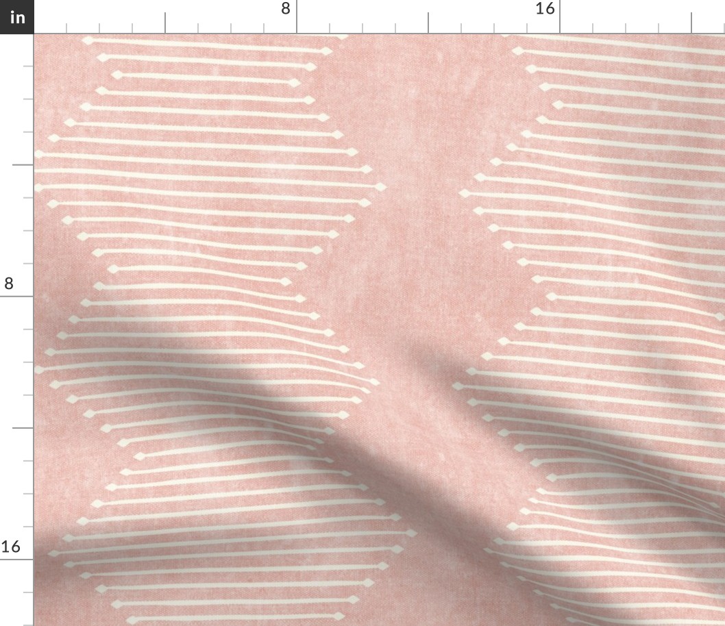mud cloth - diamond - pink - mud cloth inspired home decor wallpaper - LAD19