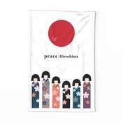 Hometown Tea Towel-Hiroshima