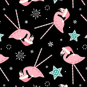 Holiday Candy Pink Flamingos ©️studioxtine 