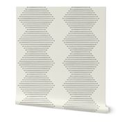 mud cloth - diamond - grey on bone - mud cloth inspired home decor wallpaper - LAD19