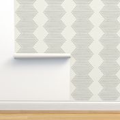 mud cloth - diamond - grey on bone - mud cloth inspired home decor wallpaper - LAD19