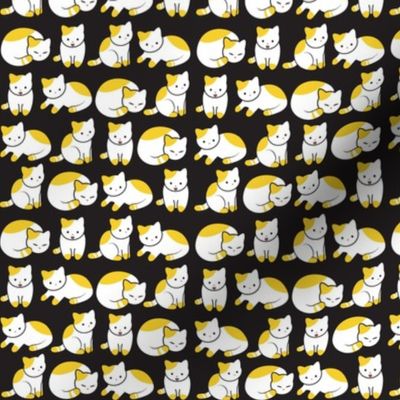 Cat Pattern Black