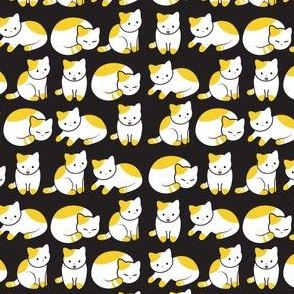 Cat Pattern Black