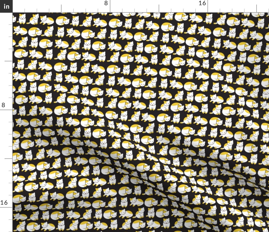 Cat Pattern Black