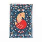 Tea Towel with Red Fox