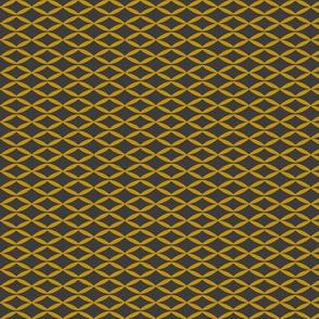 Yellow geometric abstract leaf pattern