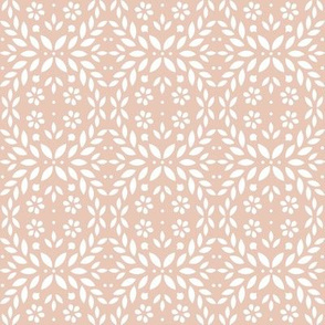 Floral Wreath Design Pink for Home Decor, Pillows, & Wallpaper
