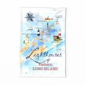 My Hometown Lighthouse tea towel