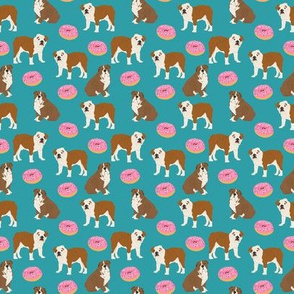 SMALL - english bulldogs bulldog donuts donuts food cute dog dogs pet design