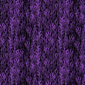 flame black and purple