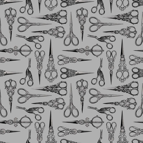 grey scissors