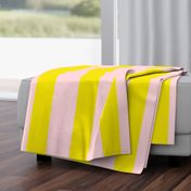 Color Clash Cabana Stripe in Yellow/Pink