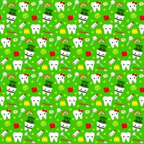 SMALL St. Patrick's Day Teeth - Green