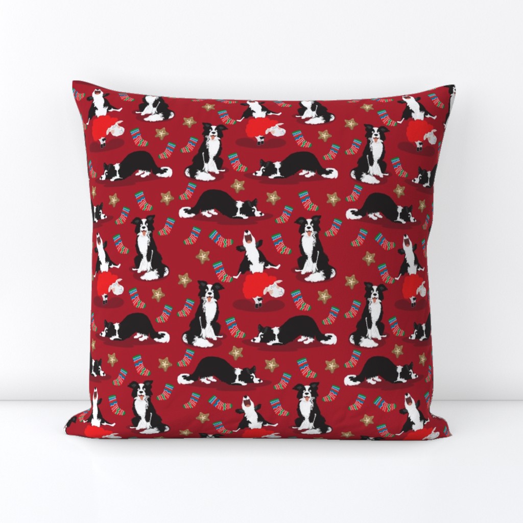 Small scale • Christmas Border Collie red