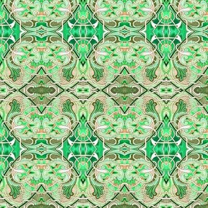 Interlocking Nouveau Greens