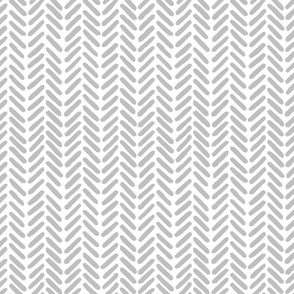 Herringbone gray painterly