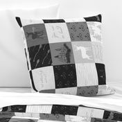 always quilt - monochrome - rotated