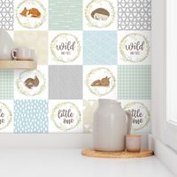 Sleeping Baby Animal Cheater Quilt