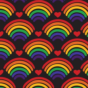 gay rainbow pattern