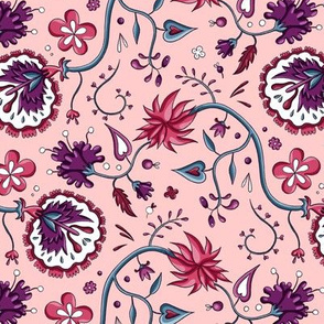 chintz pink