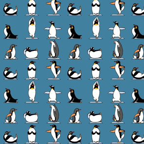 Penguin Yoga _8x8