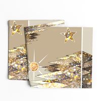 Shimmering Mountain Range (Gold large scale) 