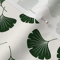 (small scale) ginkgo leaves - dark green - LAD19